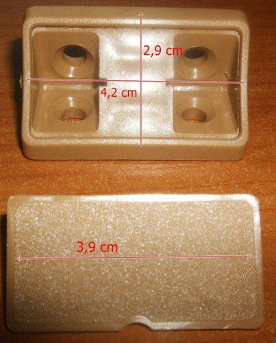 Möbelverbinder beige mit