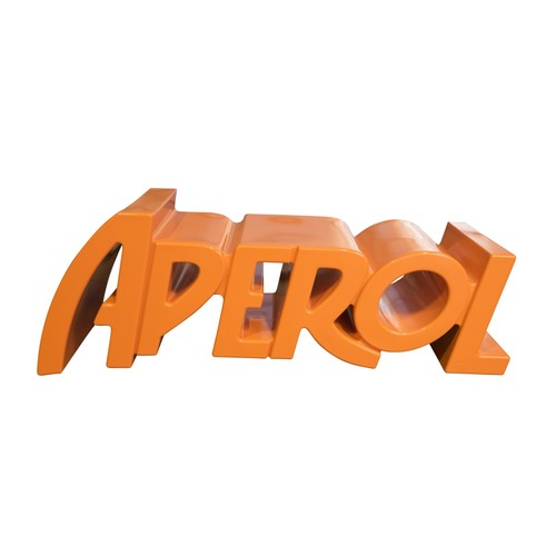 Aperol spritz bank - aperol, bench