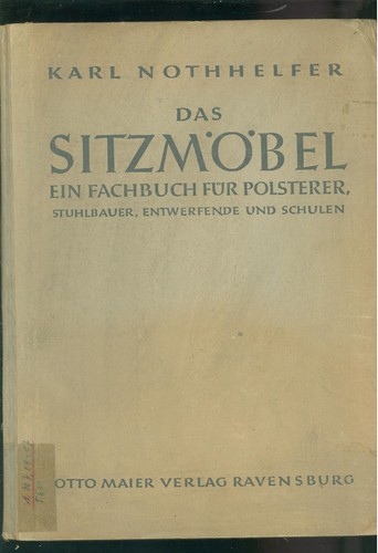 Das sitzmöbel ein fachbuch - das,