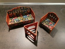 Antike Puppenstube Sitzmöbel